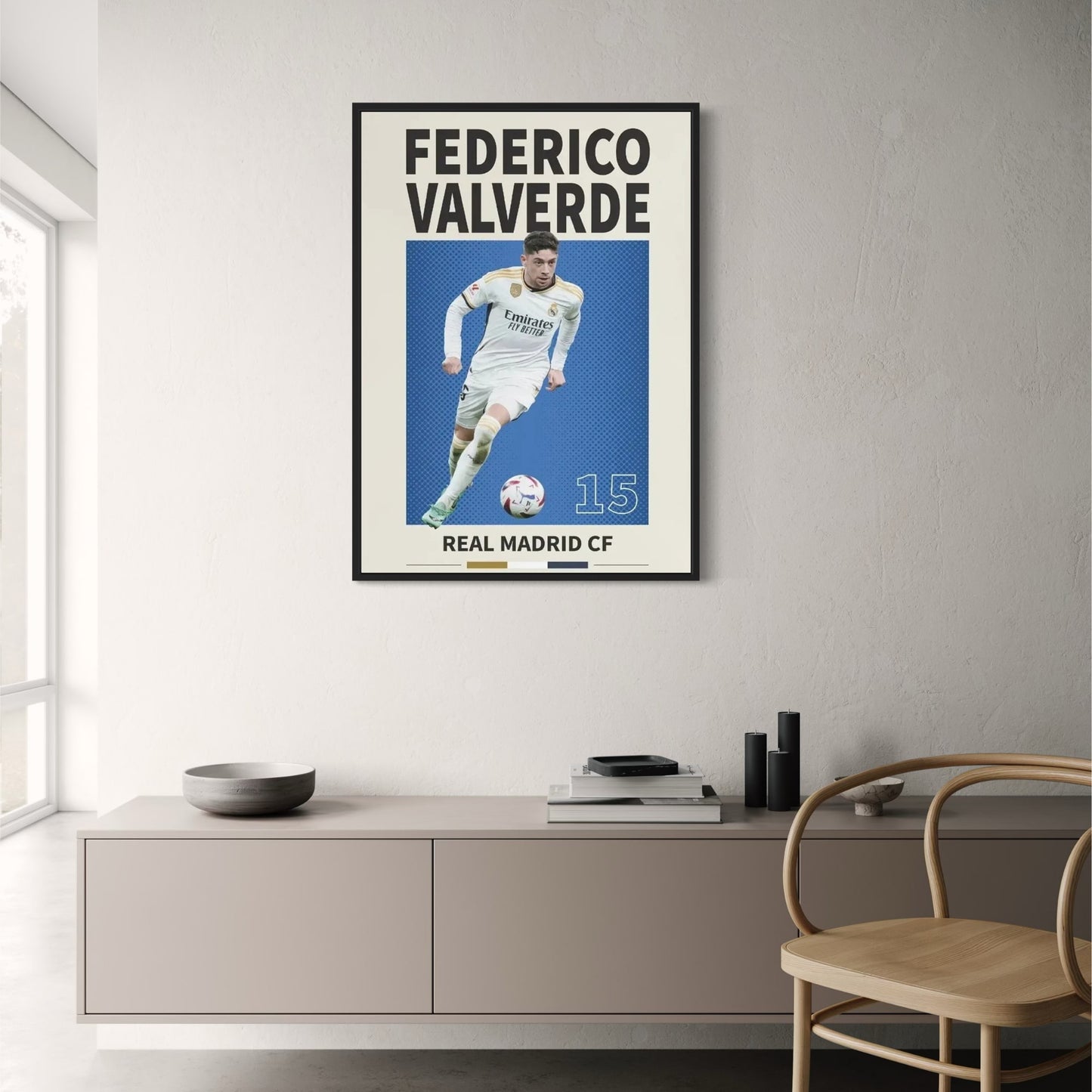 Federico Valverde | Soccer Star Poster | Famous Football Players Art Print