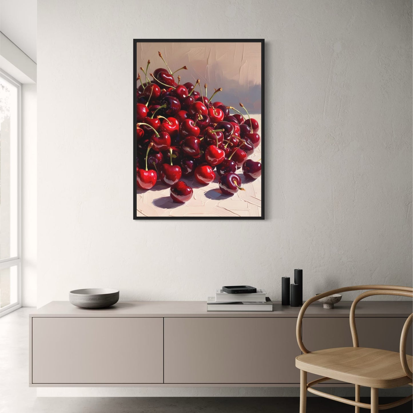 Levendige Kersen | Heldere Rode Bessen Kunst