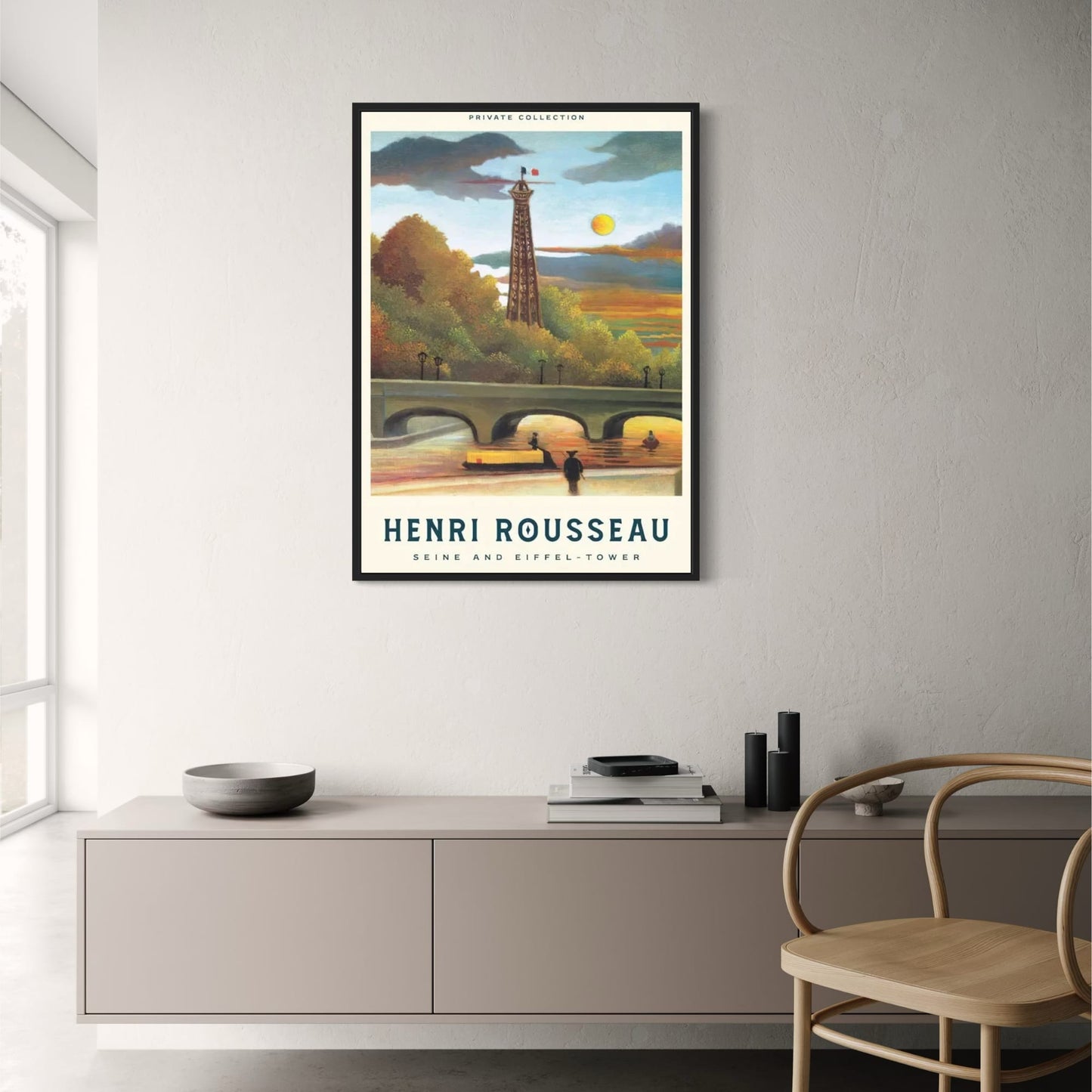Eiffel Tower by the Seine | Henri Rousseau Scenic Art