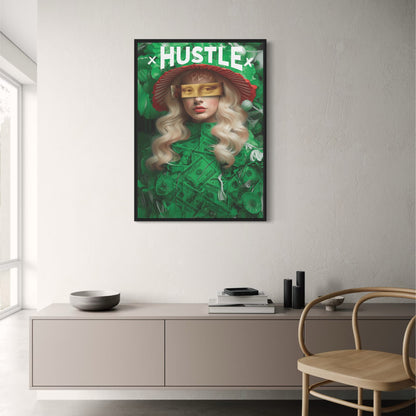 Hustle | Modern Kantoor | Zwart-Wit Typografie