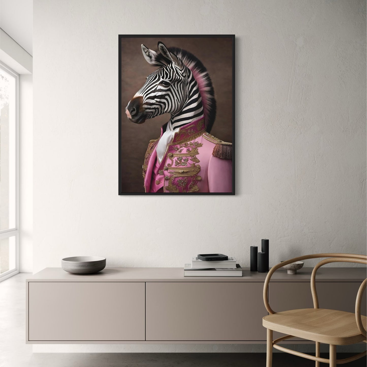 Royal Punk Zebra | Tierkunst