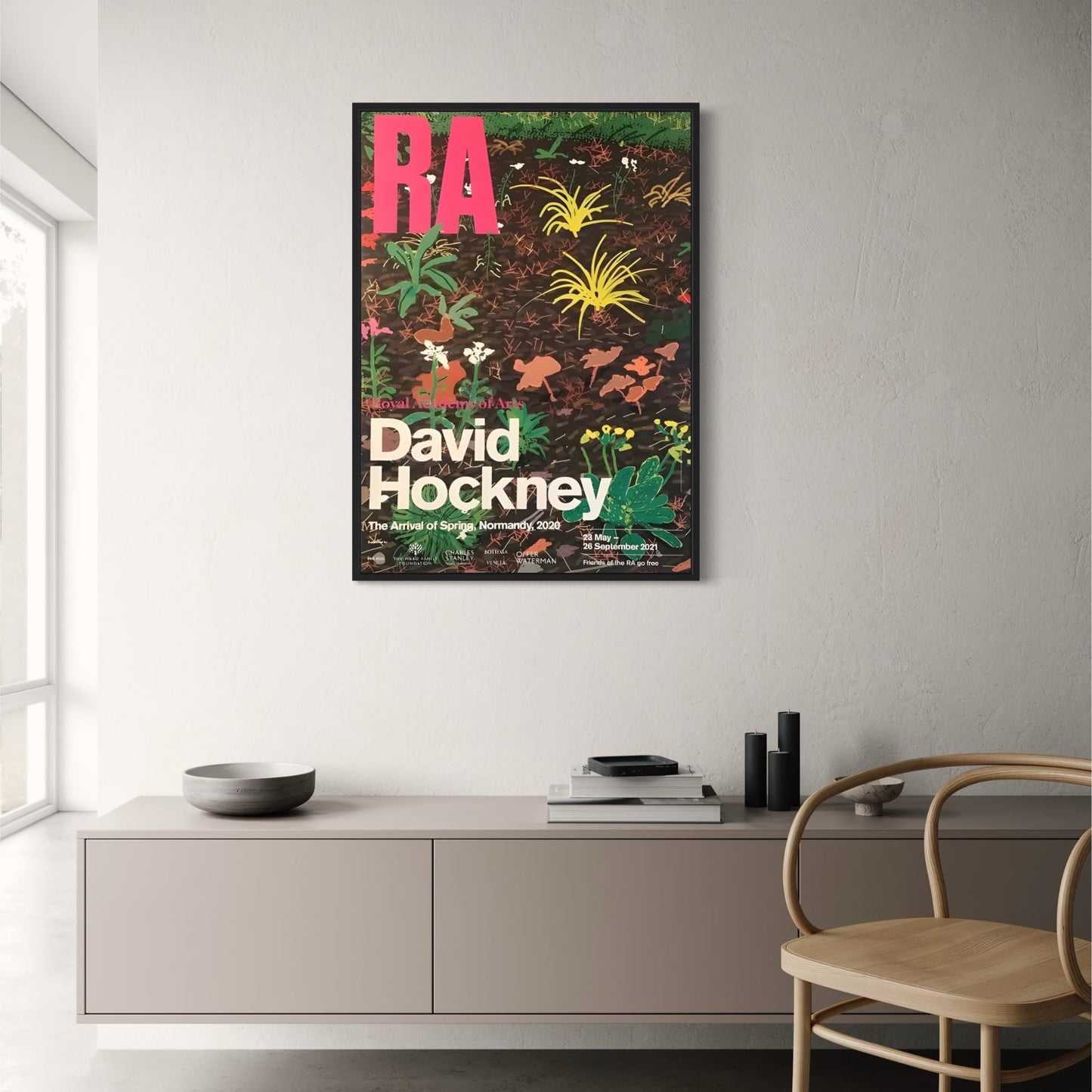 David Hockney | De Aankomst van de Lente | Lente Scene