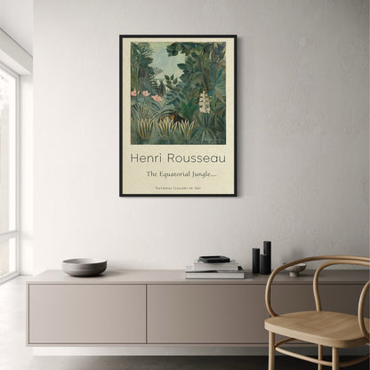 Henri Rousseau | De Equatoriale Jungle | Vintage Botanische Scène