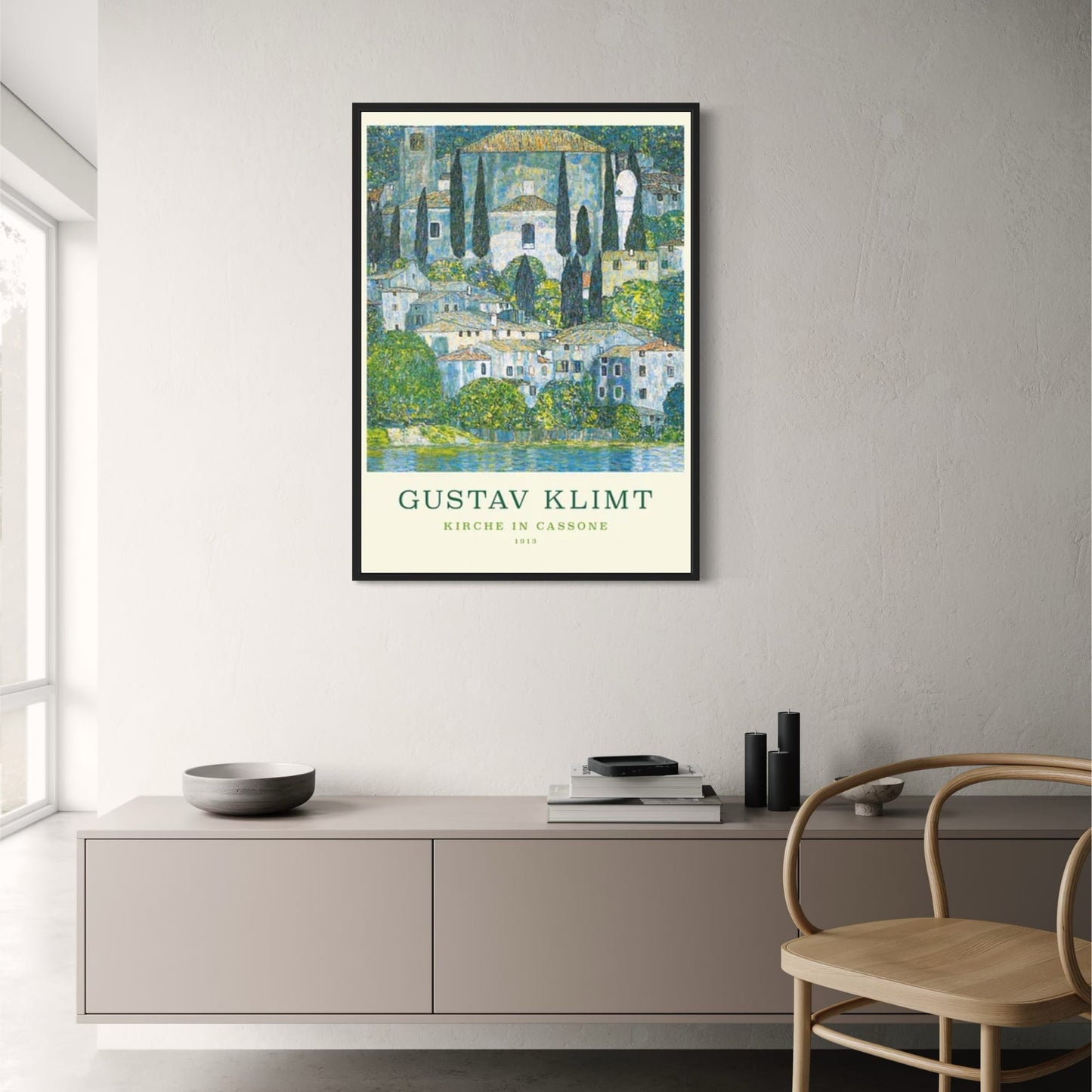 Gustav Klimt | Kirche in Cassone | Vintage Kunstwerk