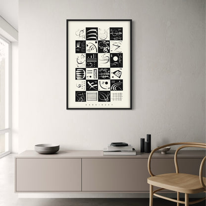 Kandinsky Dertig | Abstracte Moderne Kunst | Kleurrijk Ontwerp