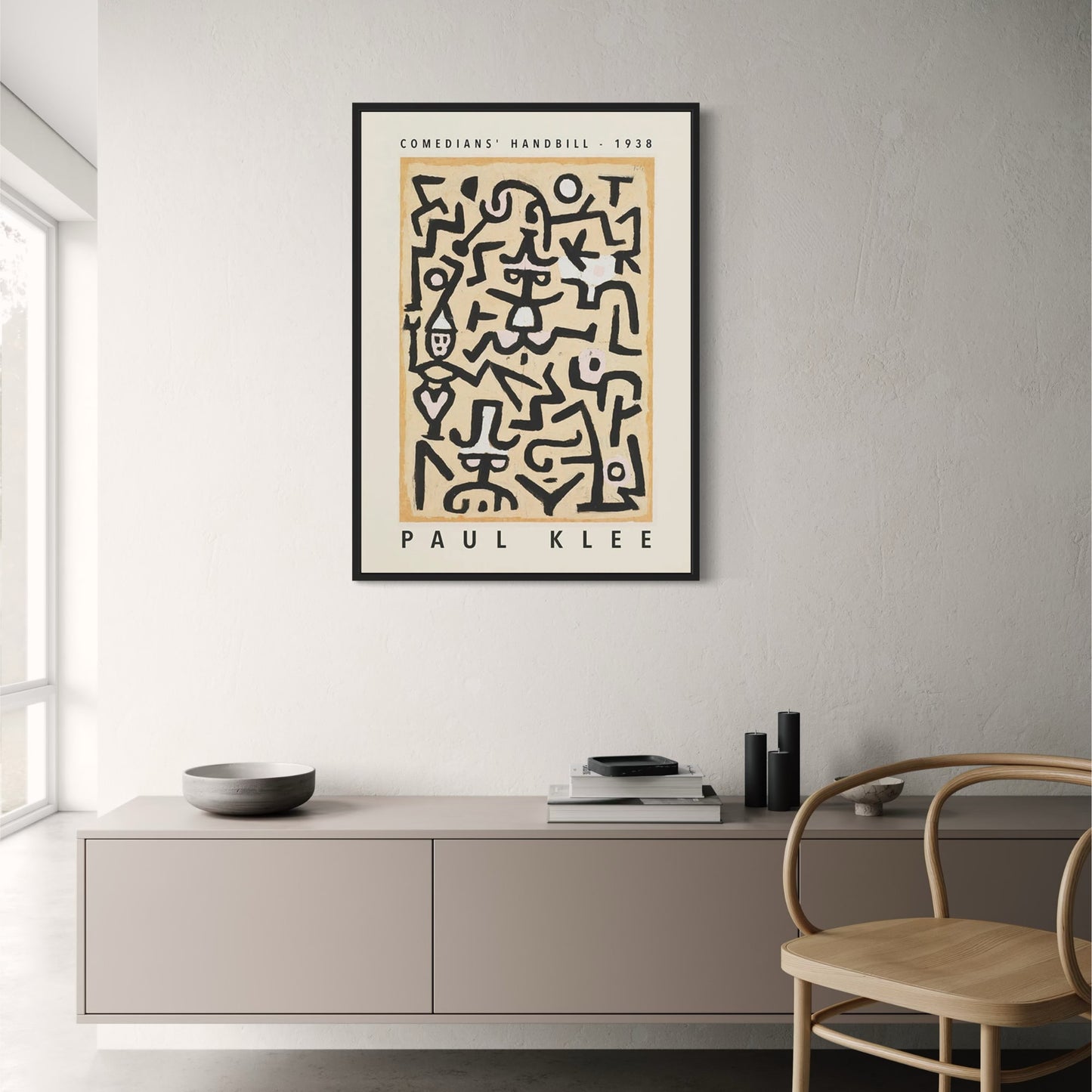 Komiker-Handzettel 1938 | Abstrakte Kunst von Paul Klee