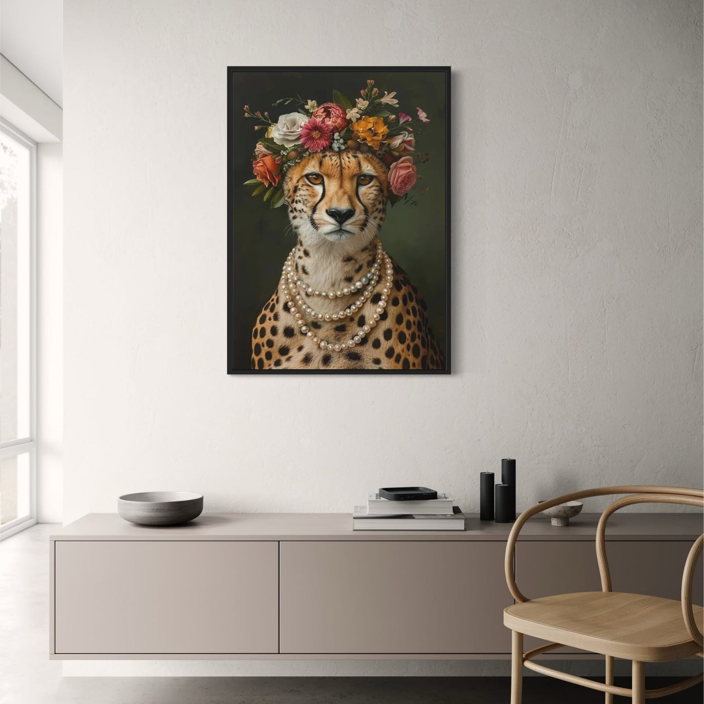 Jungle Koninklijkheid | Parel en Poot | Luxe Mode Kunst