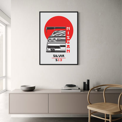Nissan Silvia S13 | Japanse Auto Kunst