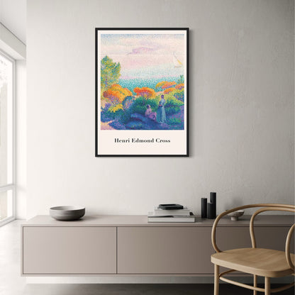 Henri Edmond Cross | Two Women by the Shore | Mediterranean Scene