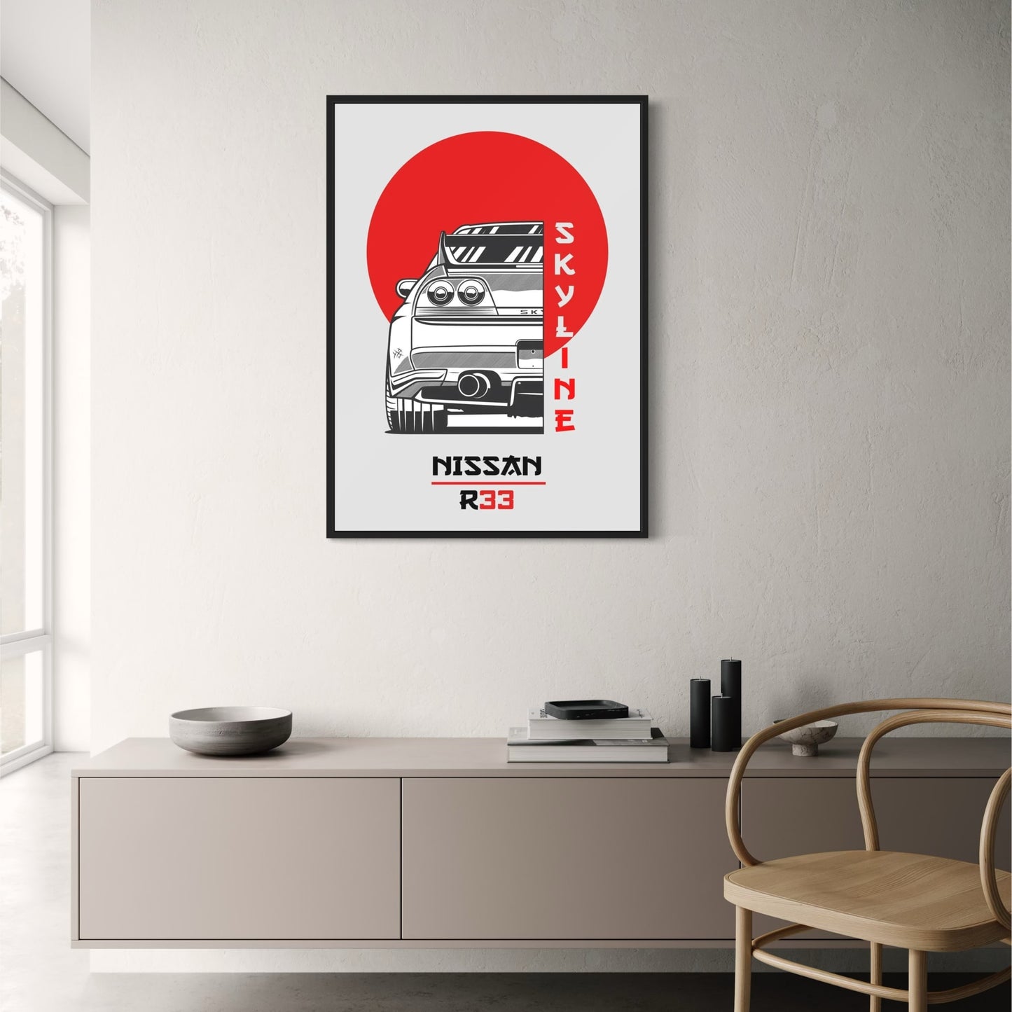Nissan Skyline R33 | Japanse Auto Kunst