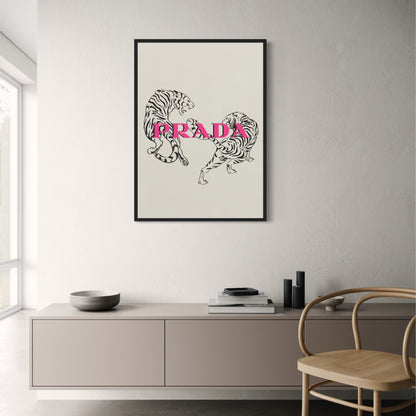 Prada Tijger | Mode Kunst | Moderne Luxe