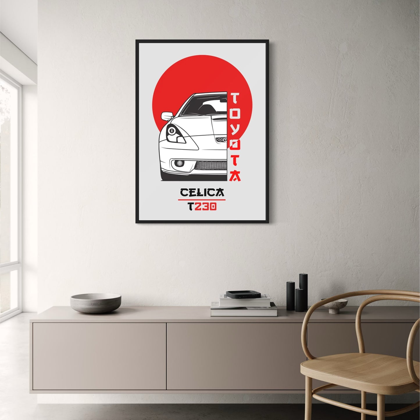Toyota Celica T230 | Vintage Japanse Auto Kunst