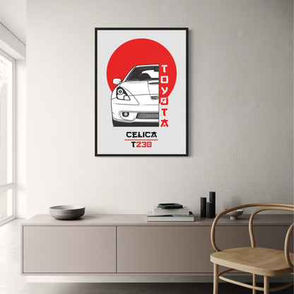 Toyota Celica T230 | Vintage Japanse Auto Kunst