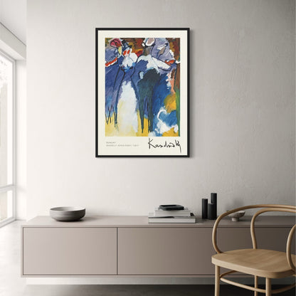 Wassily Kandinsky | 1911 Sunday Poster | Abstract Art Print | Modern Wall Decor | Colorful Artistic Home Decor