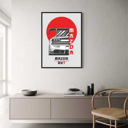 Mazda RX7 | Japanse Auto Kunst