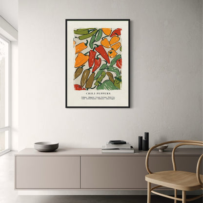 Japanse Heet Peper | Levendig Rood | Hedendaagse Decor