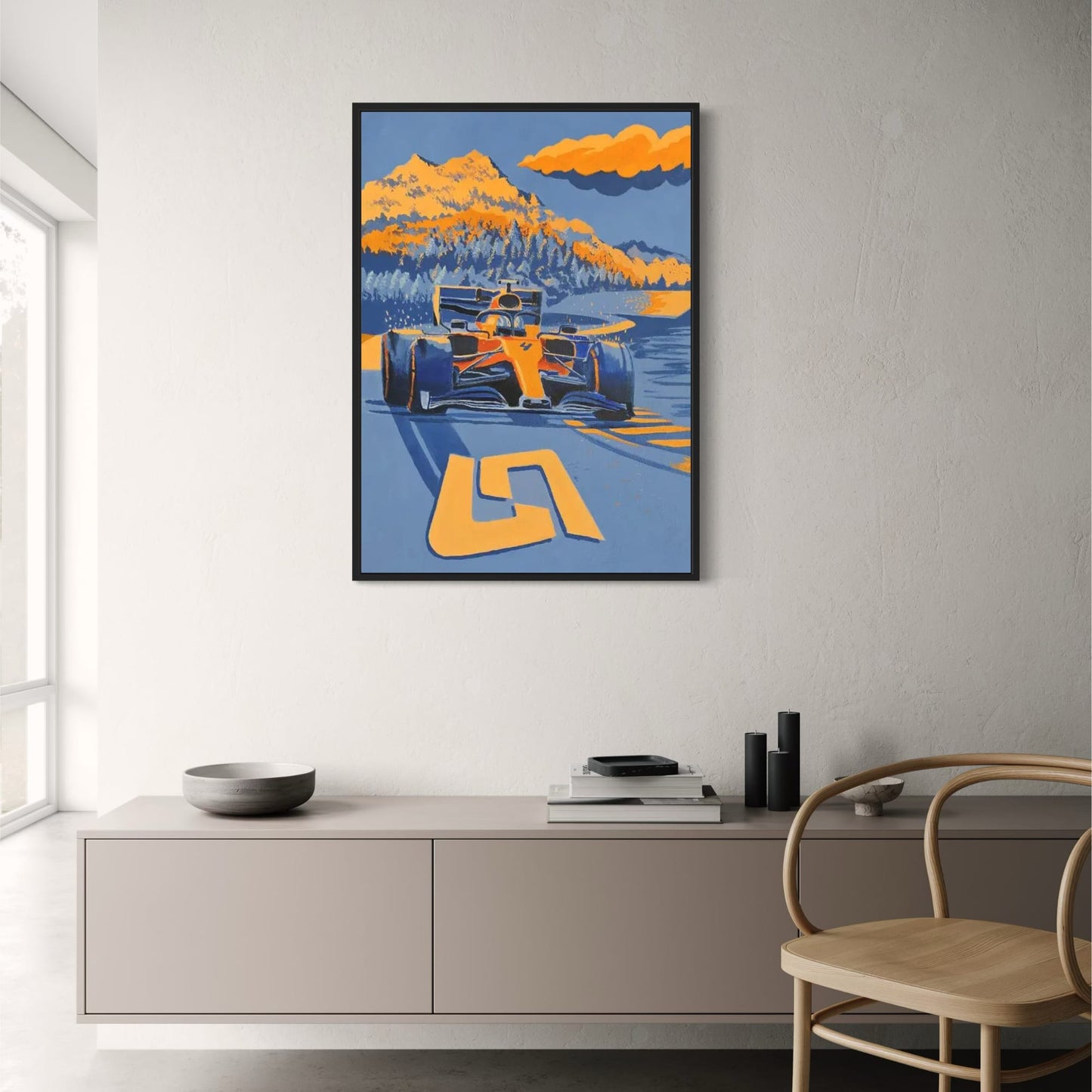 Albert Park Rennstrecke | Formel 1 Geschwindigkeit | Großer Preis von Melbourne | Malerische F1 Poster