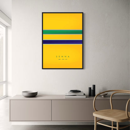 Ayrton Senna F1-Rennfahrer-Poster | Heimdekor-Wandkunst | Wohnzimmer, Schlafzimmer, Café, Eingang