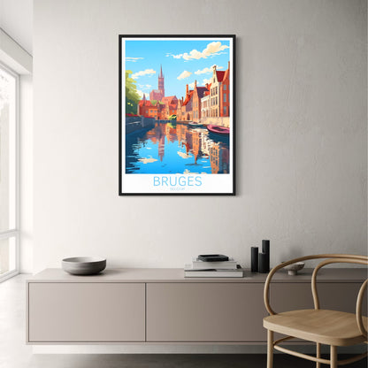 Schilderachtig Uitzicht op Brugge | België Stadslandschap Fotografie