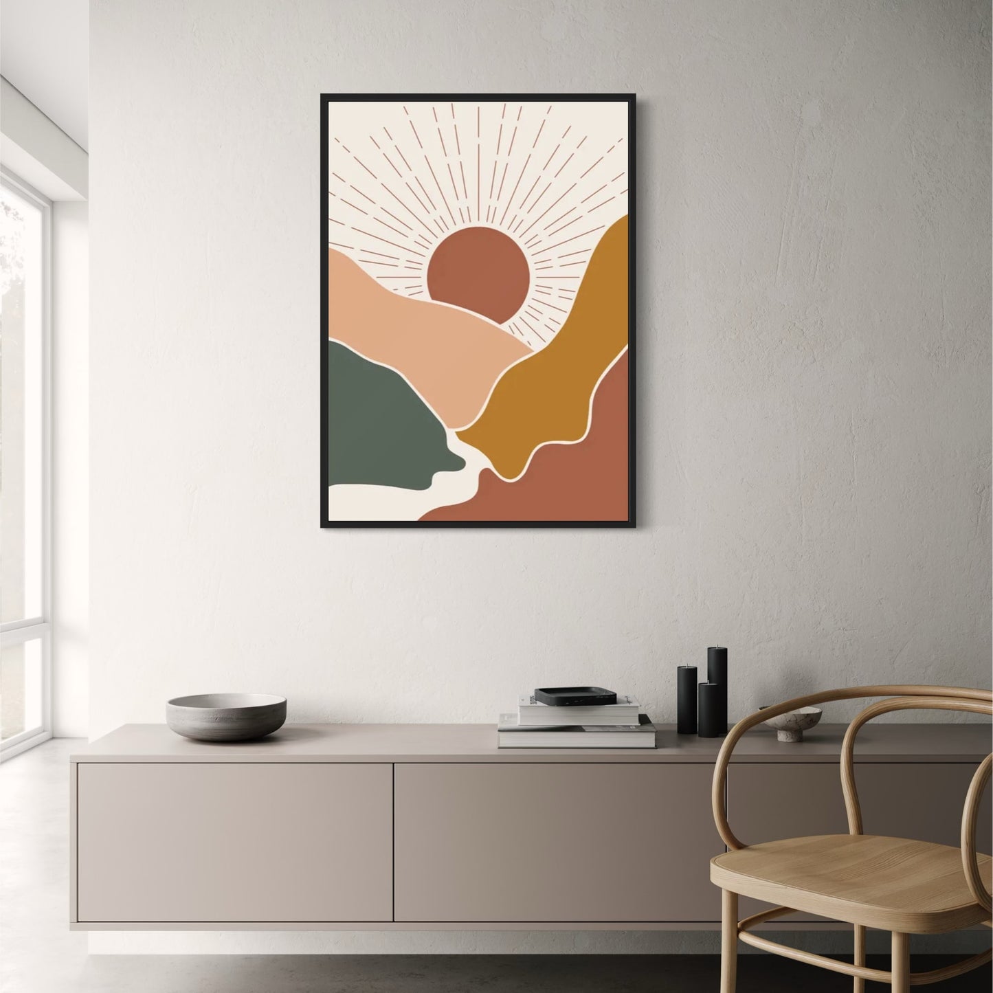 Elements of Nature | Wall Art | Decorative Poster | Visual Artwork for Home & Garden Decor