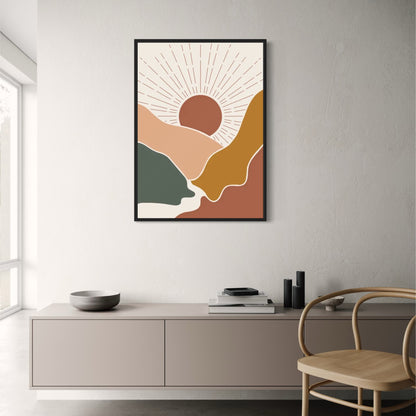 Elements of Nature | Wall Art | Decorative Poster | Visual Artwork for Home & Garden Decor