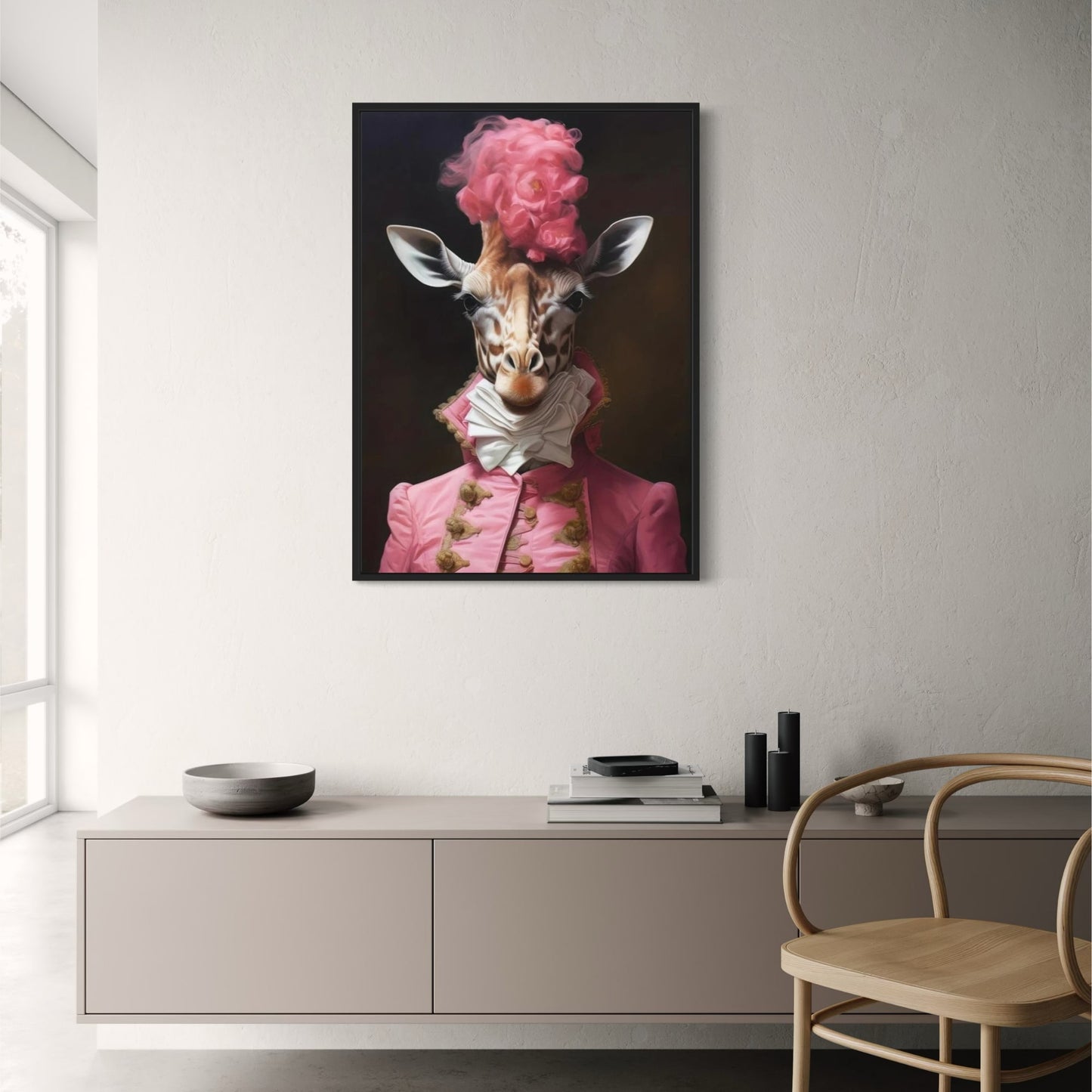 Zirkusgiraffe | Verspielte Tierillustration