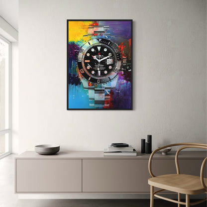 Rolex Submariner | Zwarte Graffiti Kunst