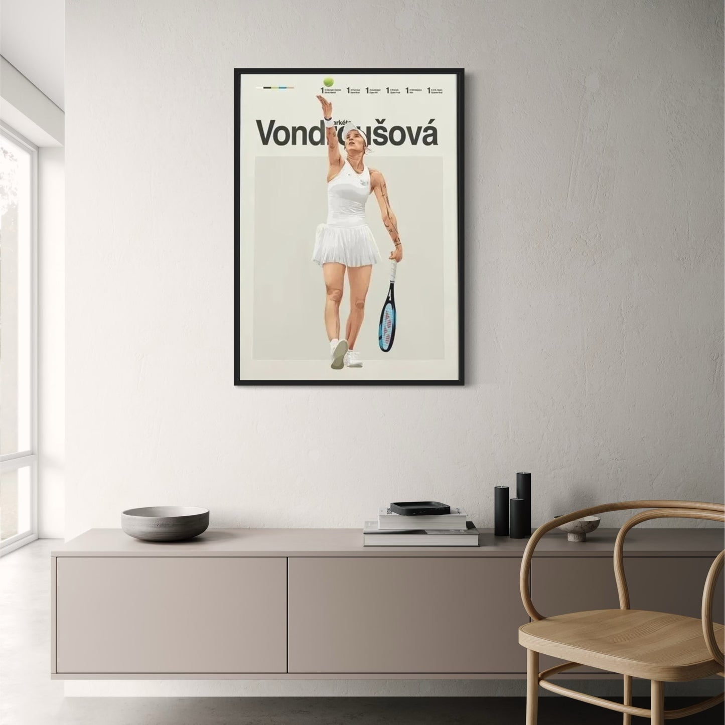 Tennis Legends | Modern Aesthetic | Markta Vondrouov Design