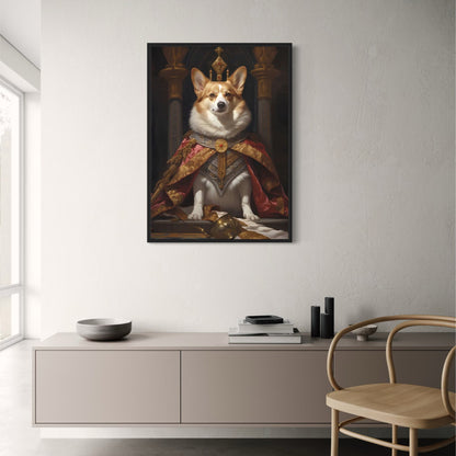 Majestätischer Corgi | Dekorative Kunst