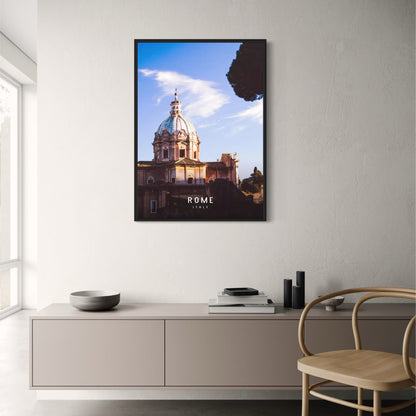 Sant'Ivo alla Sapienza | Rom | Italien | Meisterwerk der barocken Architektur | Verstecktes Juwel | Künstlerische Rom-Poster