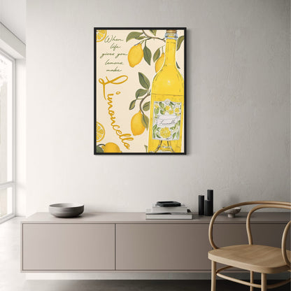 Limoncello-inspiriert | Italienisches Vintage-Dekor