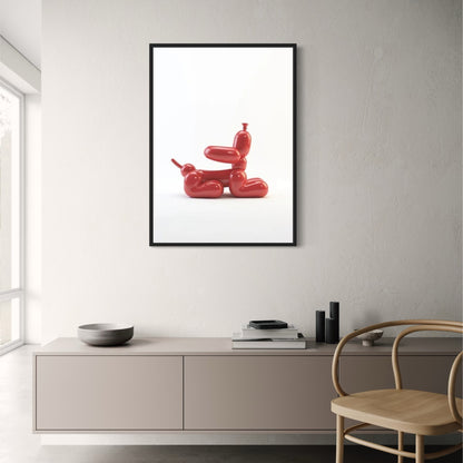 Pop Art Balloon Dog | Funny Bathroom Decor