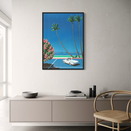 Hiroshi Nagai | Tropical Vaporwave City | Japanese Beach Car