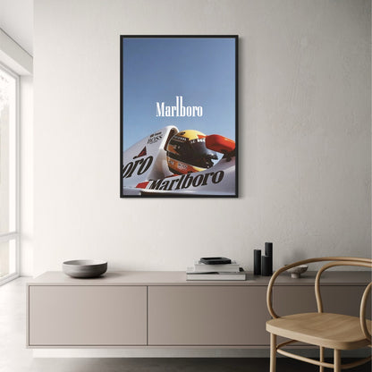 Vintage Monaco F1 | Ayrton Senna | McLaren Racing Art