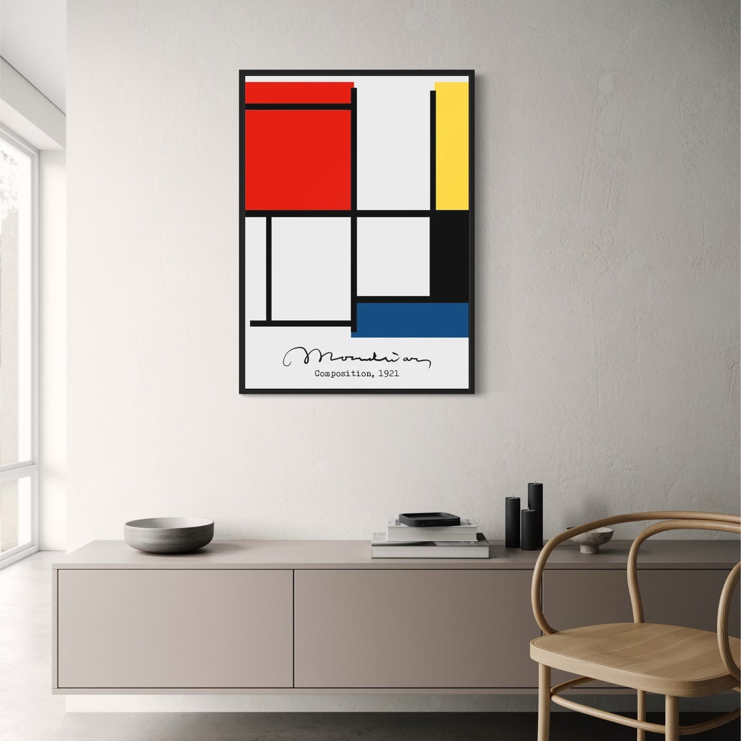 Piet Mondrian | Komposition Nr. II | Moderne geometrische Abstraktion