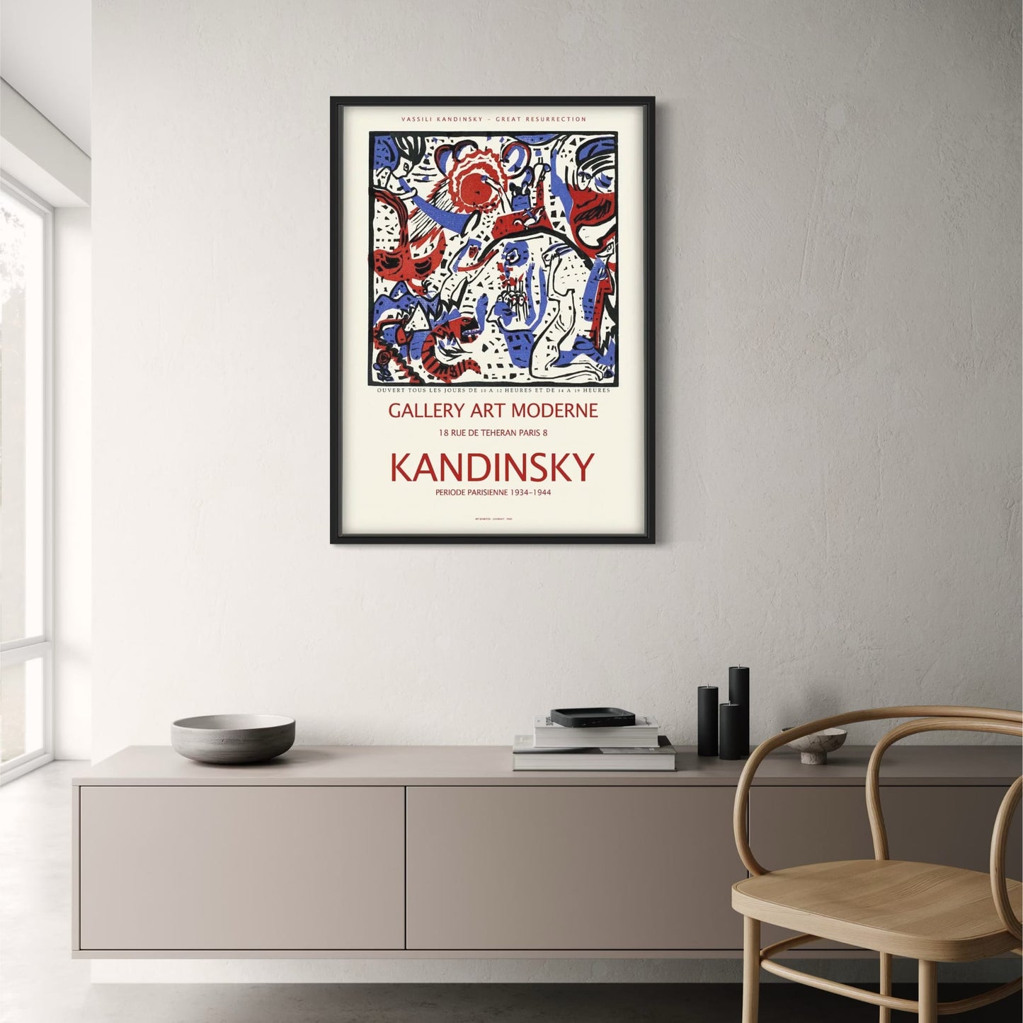 Wassily Kandinsky | Great Resurrection Poster | Abstract Art Print | Home Decor | Visual Artwork