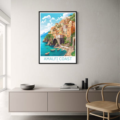 Schoonheid van de Amalfikust | Schilderachtige Italië Reis Kunst