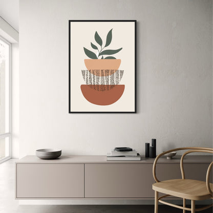 Minimalistische Erdtöne | Moderne ästhetische Einrichtung