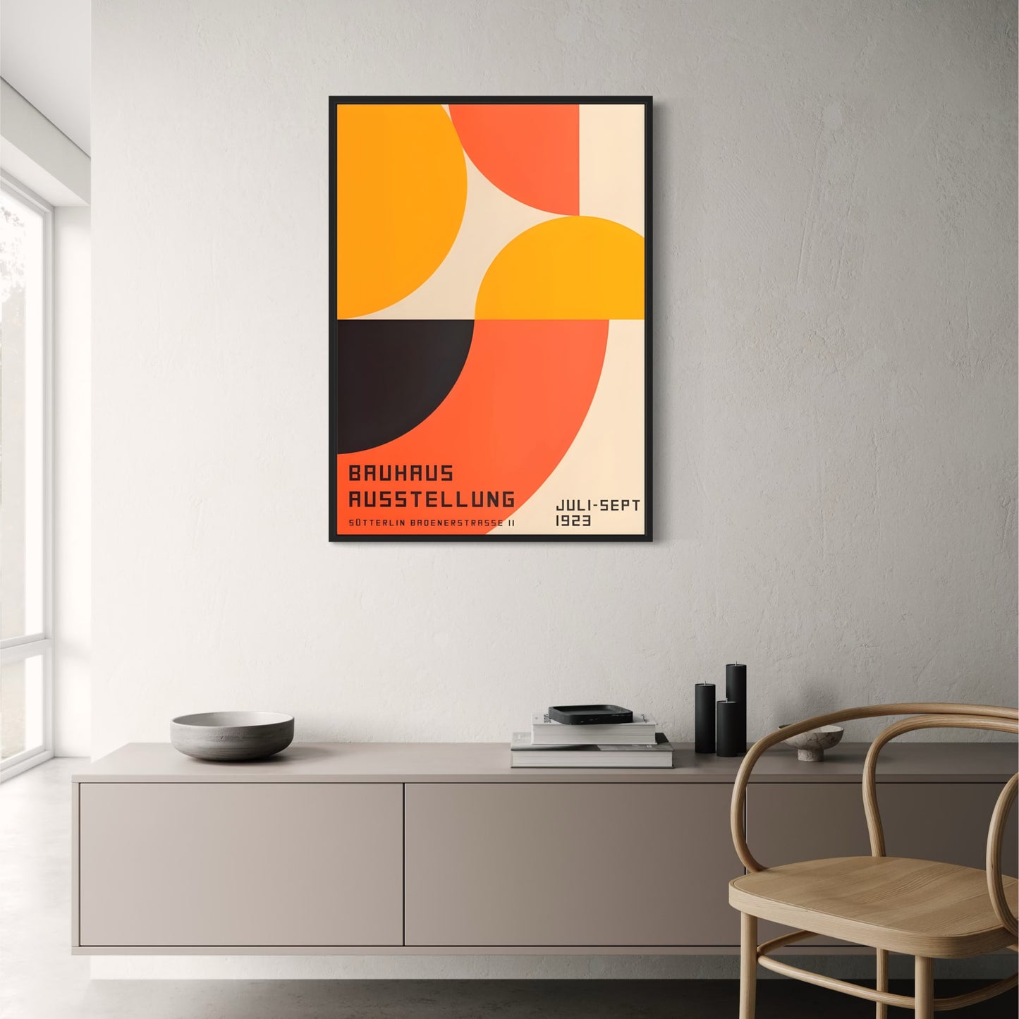 Farbringe | Geometrische Abstraktion im Bauhaus-Stil