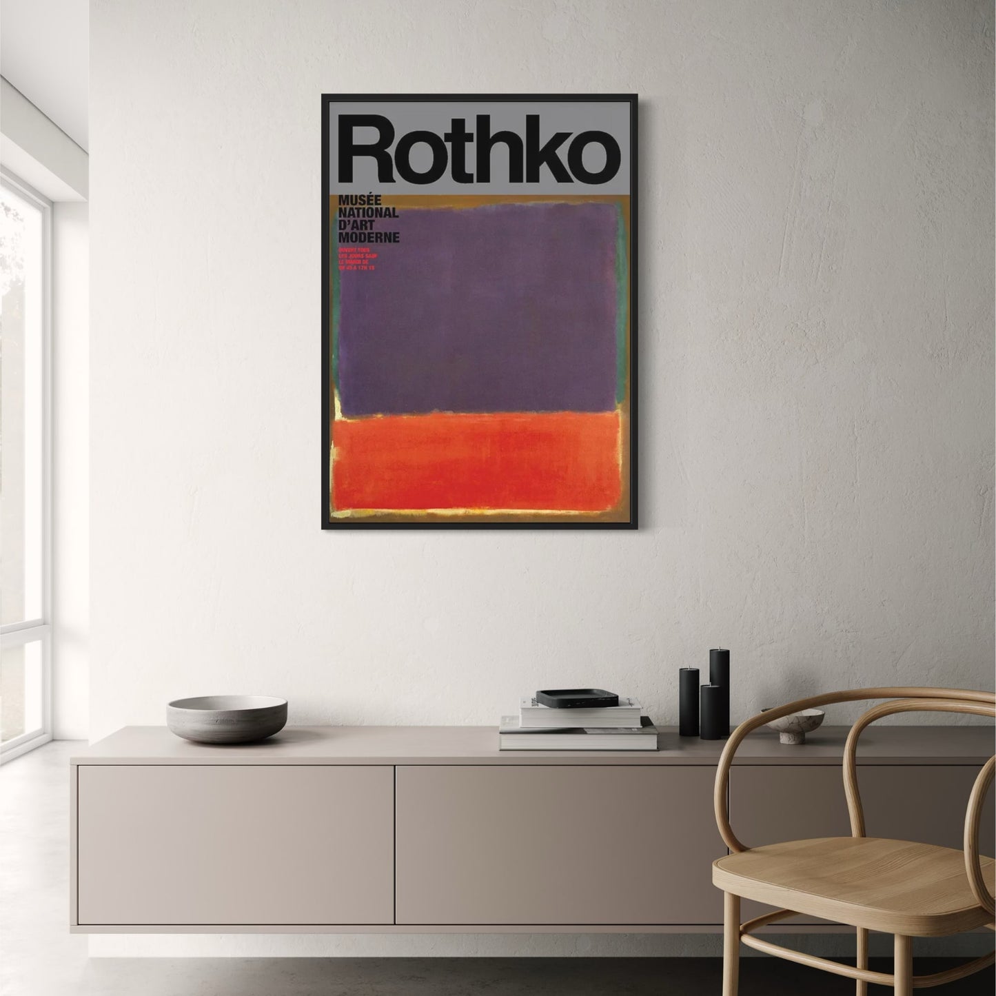 Rothko | Purple and Red Composition | Color Field Painting