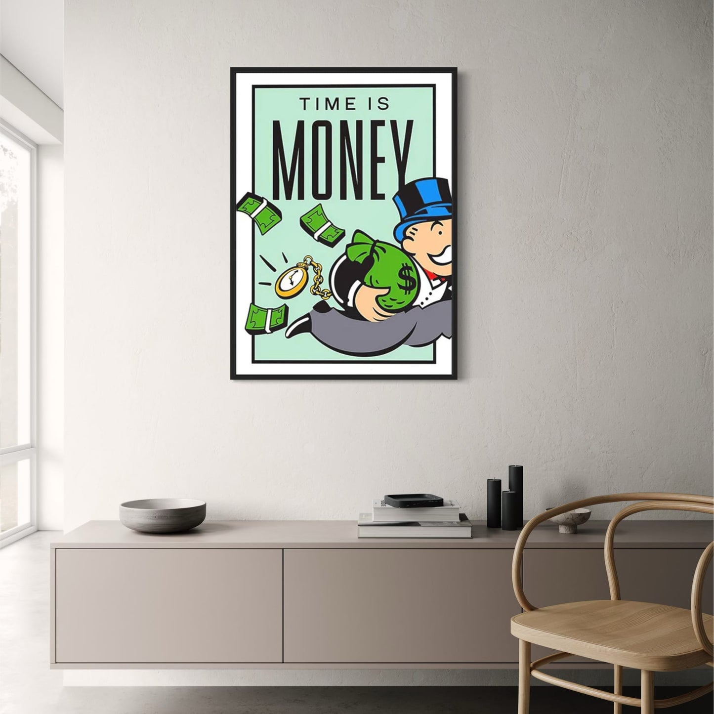 Monopoly | Time is Money Design | Colorful Artwork