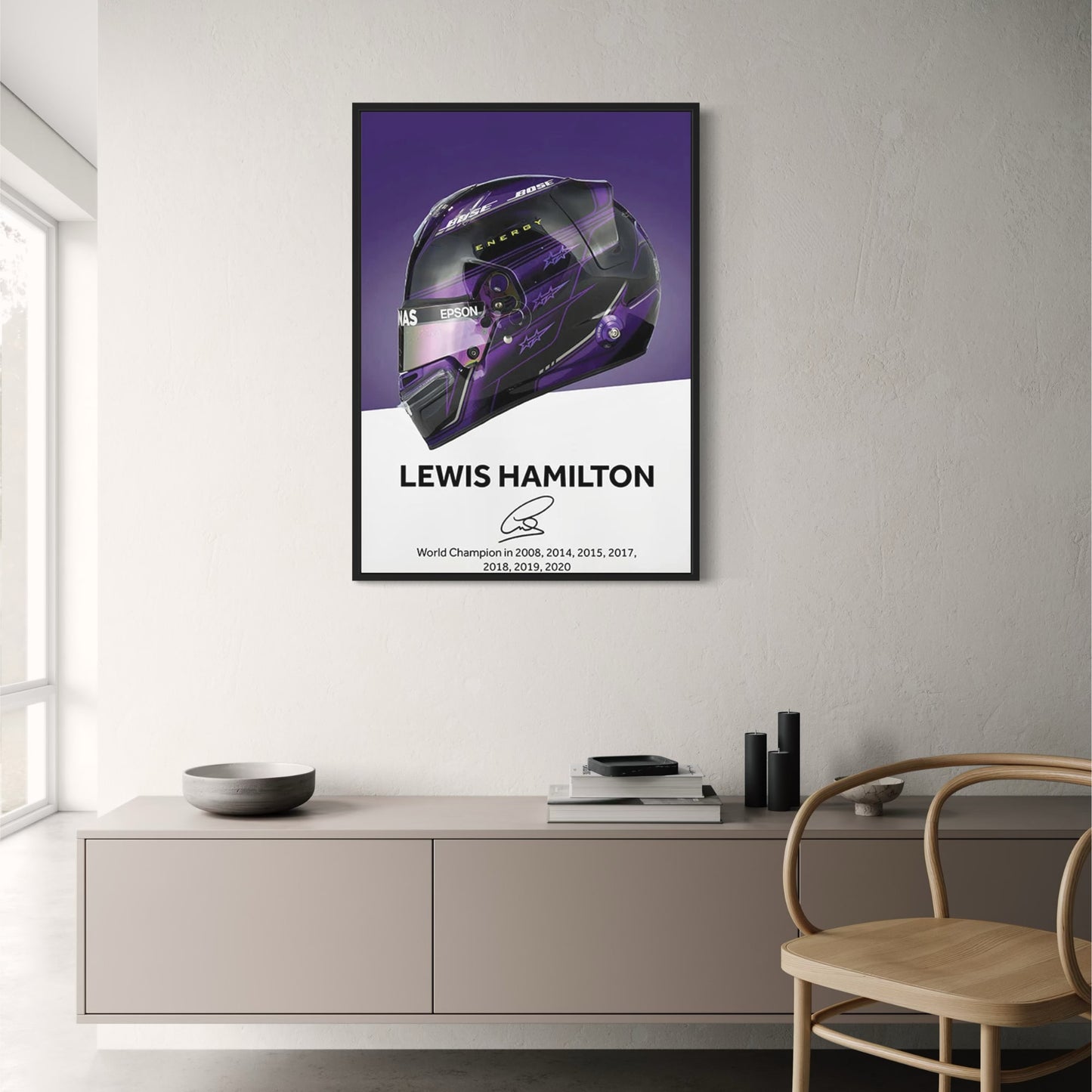 Formel 1 Helm Wandkunst Poster Formel 1 Rennen Leinwand Gemälde an der Wand Formel 1 Leinwand Kunst Bilder Home Wand Dekor Cuadro