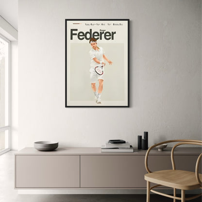 Roger Federer | Moderne Tennis Kunst