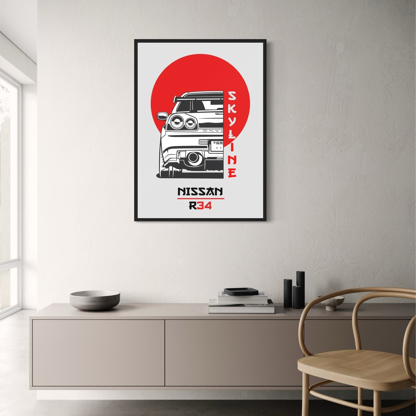 Japan Skyline R34 | Automobielkunst