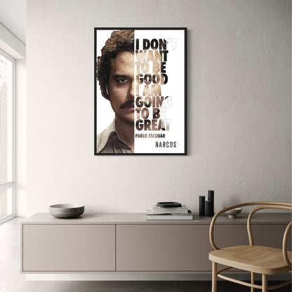 Pablo Escobar | Inspirierendes Zitat | Motivationsdruck