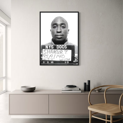 Tupac Shakur Mugshot | Vintage Hip Hop