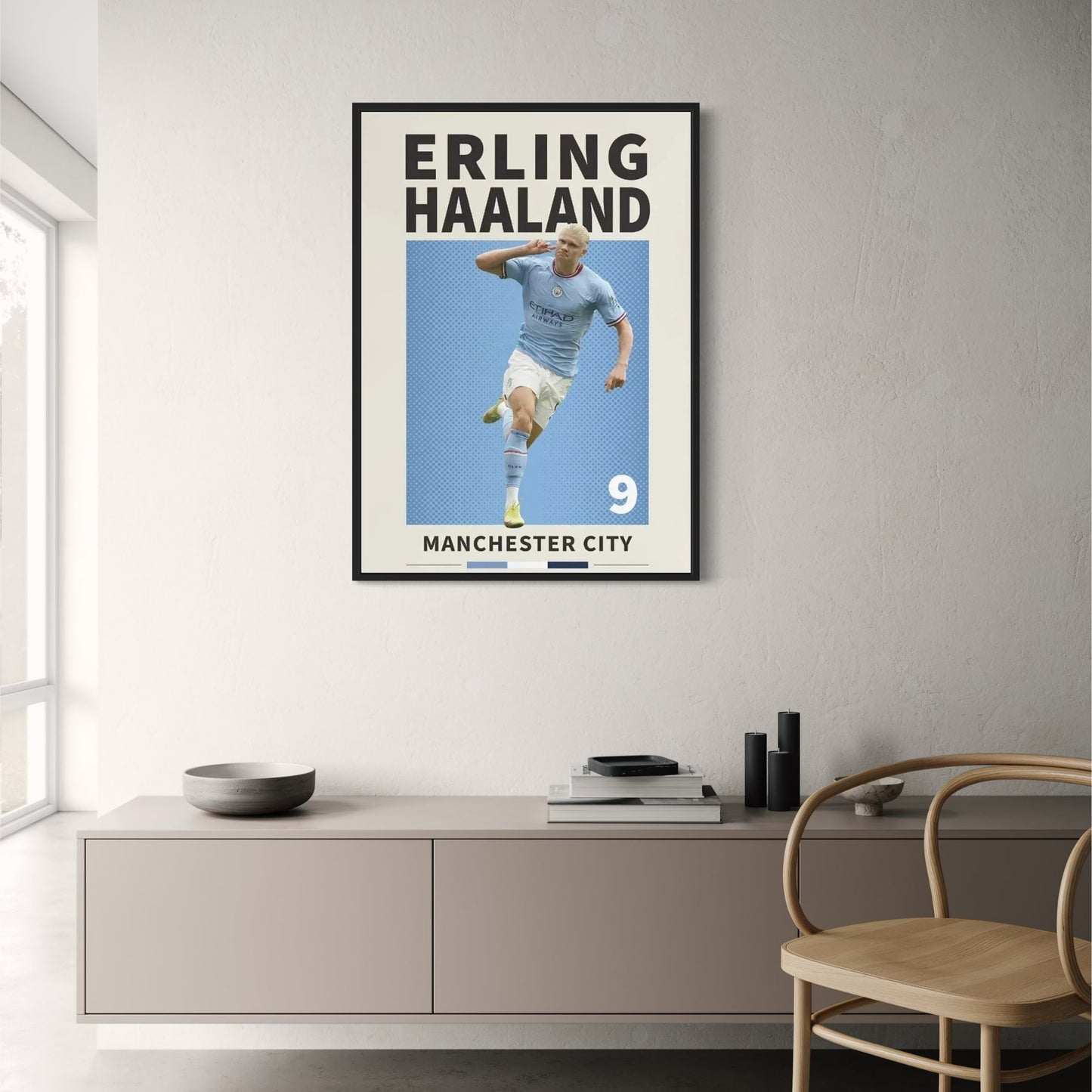 Erling Haaland | Fußballstar-Kunst