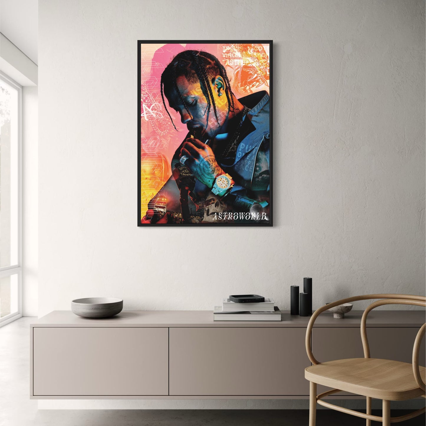 Travis Scott Astroworld | Concert Album Art