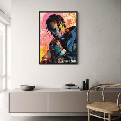 Travis Scott Astroworld | Concert Album Art