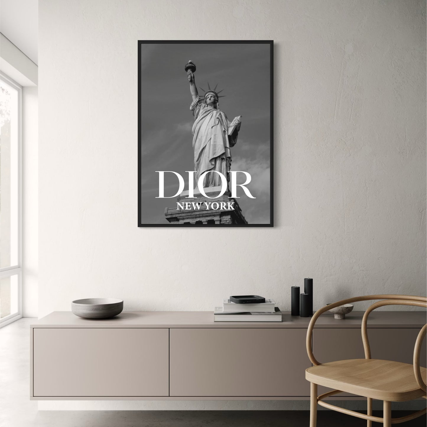Der Gipfel des zukunftsweisenden Stils | Ikonische Dior-Poster